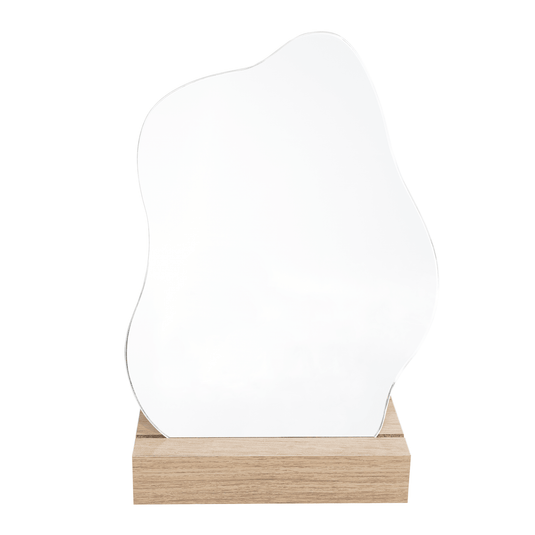 Espejo Tocador April, Beige, Diseño Moderno, vista frontal