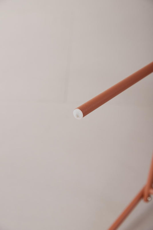 Butaco para Barra Tulum, Color Terracota, Diseño Moderno