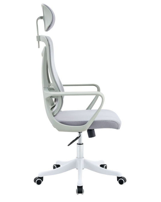 Silla de Escritorio Elite, Gris, Ergonómica con Altura Ajustable