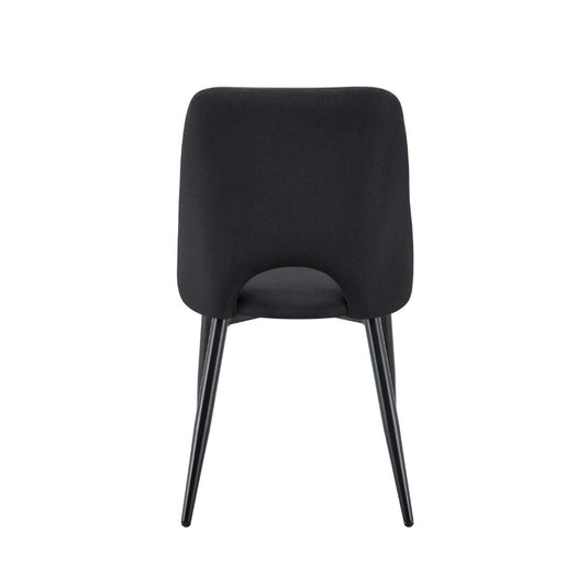 Set de 4 Sillas Urban, Color Negro, con Espaldar y Diseño Moderno
