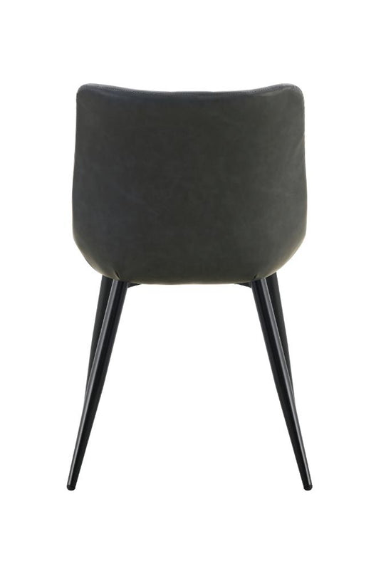 Set de 4 Sillas Nova, Color Negro, con Espaldar y Diseño Moderno