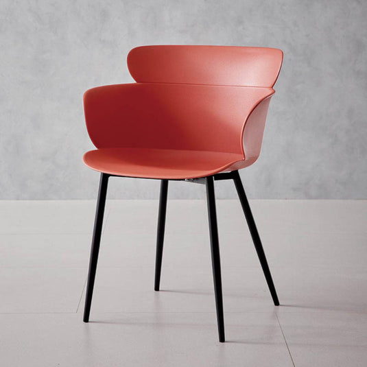 Set de 2 Sillas Miami con Brazos, Color Rojo, con Espaldar y Diseño Moderno