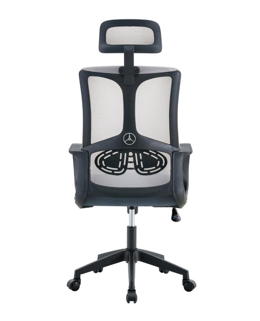 Silla de Escritorio Summit, Gris, Ergonómica con Altura Ajustable