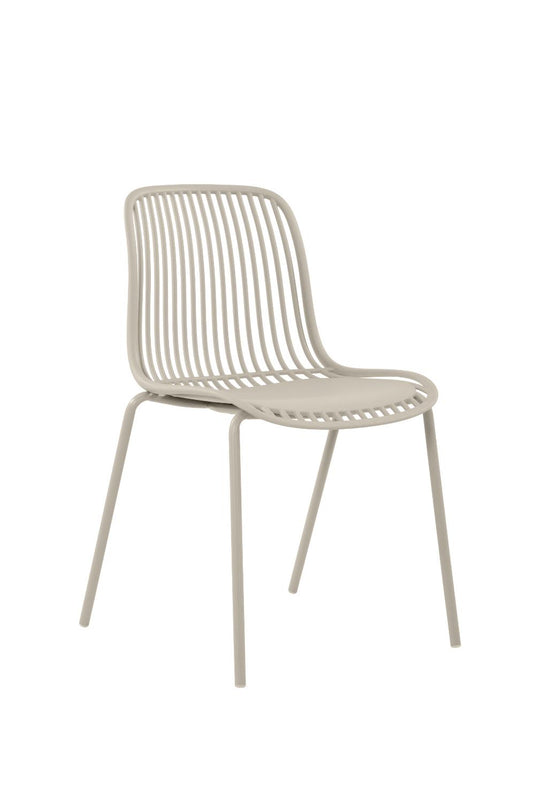 Silla Barcelona, Color Blanco, con Espaldar en Líneas Diseño Moderno