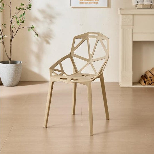 Silla Roxy, Color Khaki, con Espaldar y Diseño Moderno
