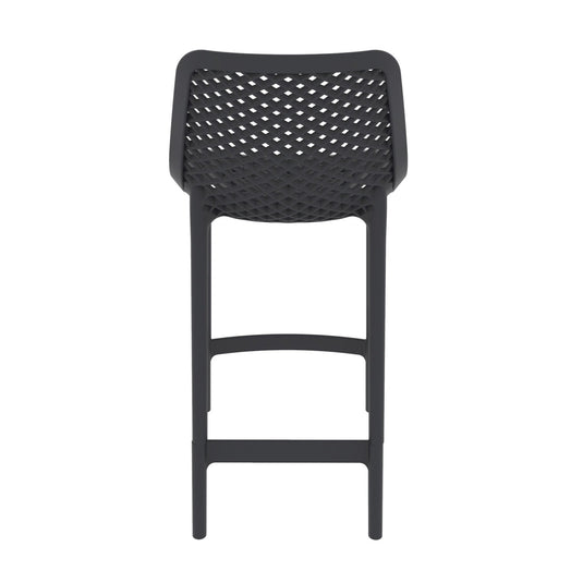 Set de 2 Sillas para Bar Miame, Color Negro, con Reposa Pies Doble Proposito
