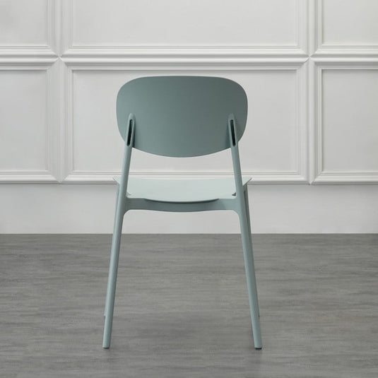 Set de 2 Sillas Milán, Color Azul Claro, con Espaldar y Diseño Moderno