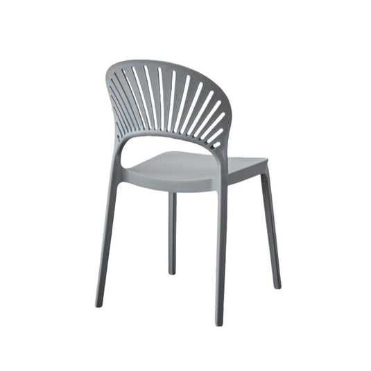 Silla Paraiso, Color Gris Oscuro, Con espaldar y diseño Moderno