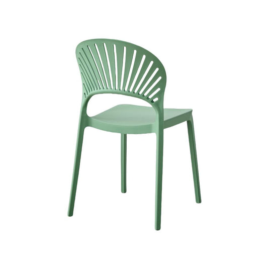 Set de 4 Sillas Paraíso, Color Verde Oliva, con Espaldar y Diseño Moderno