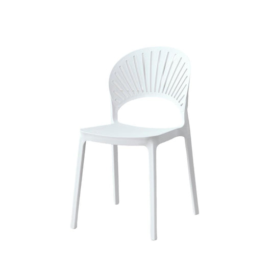 Set de 2 Sillas Paraíso, Color Blanco, con Espaldar y Diseño Moderno
