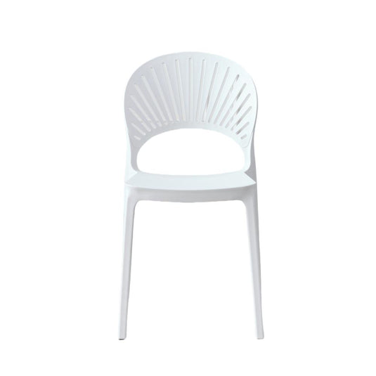 Silla Paraíso, Color Blanco, con Espaldar y Diseño Moderno
