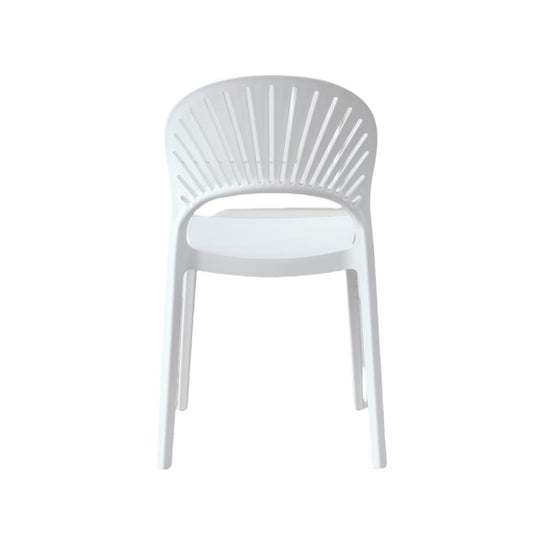 Set de 4 Sillas Paraíso, Color Blanco, con Espaldar y Diseño Moderno