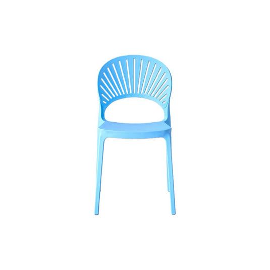 Silla Paraíso, Color Azul, con Espaldar y Diseño Moderno