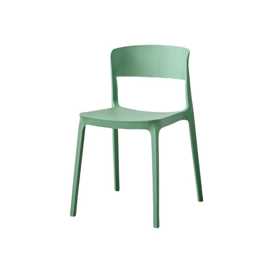Set de 4 Sillas Mónaco, Color Verde Oliva, con Espaldar y Diseño Moderno