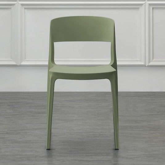 Set de 2 Sillas Mónaco, Color Verde, con Espaldar y Diseño Moderno