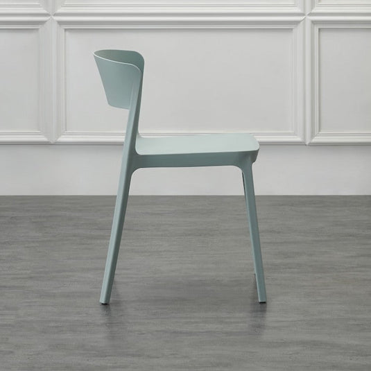 Set de 2 Sillas Mónaco, Color Azul Claro, con Espaldar y Diseño Moderno