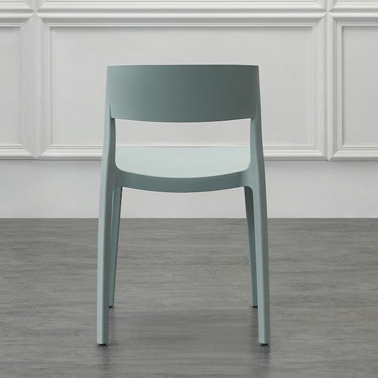 Set de 2 Sillas Mónaco, Color Azul Claro, con Espaldar y Diseño Moderno