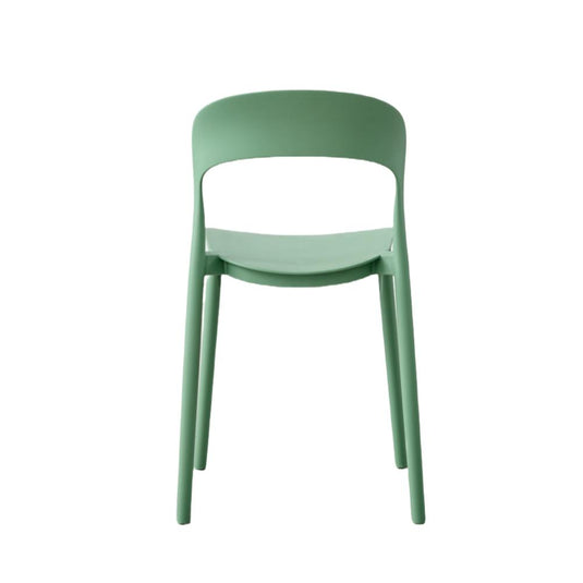 Set de 4 Sillas Patrick, Color Verde Oliva, con Espaldar y Diseño Moderno