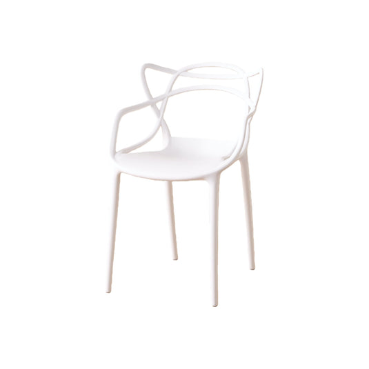 Set de 2 Sillas Palermo, Color Blanco, con Espaldar y Diseño Moderno