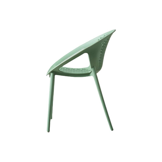 Silla Selva con Brazos, Color Verde Olivo, con Espaldar