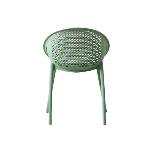 Set de 2 Sillas Selva con Brazos, Color Verde Olivo, con Espaldar