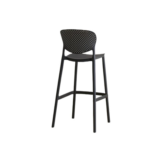 Set de 2 Sillas para Bar Río, Color Negro, Diseño Moderno