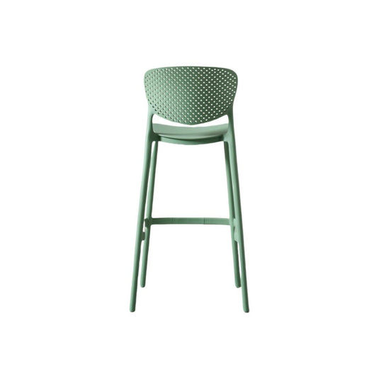 Set de 2 Sillas para Bar Río, Color Verde Olivo, Diseño Moderno