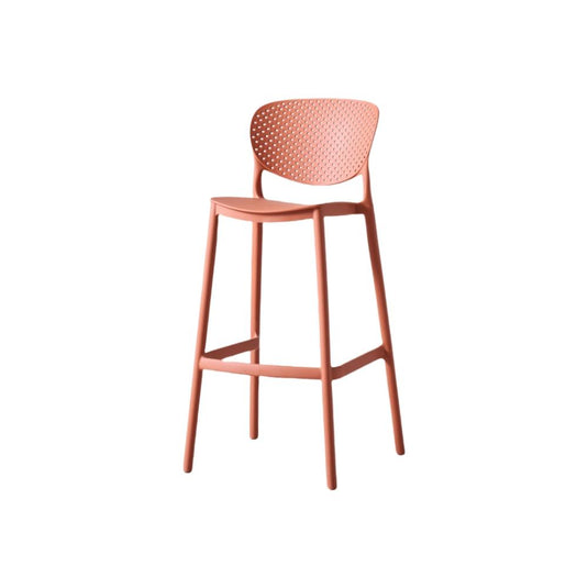Silla para Bar Río, Color Terracota, Diseño Moderno
