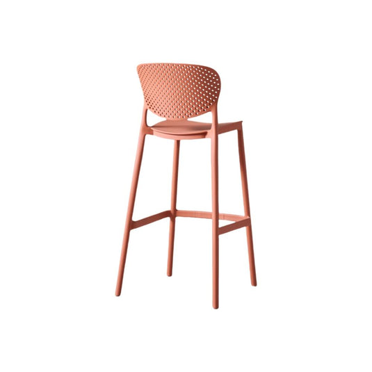 Silla para Bar Río, Color Terracota, Diseño Moderno
