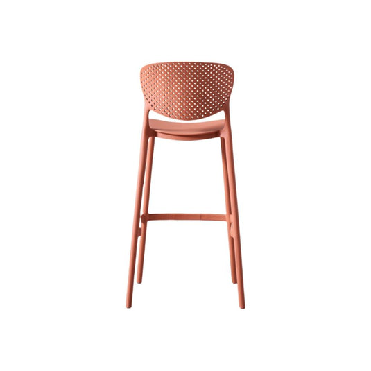 Silla para Bar Río, Color Terracota, Diseño Moderno