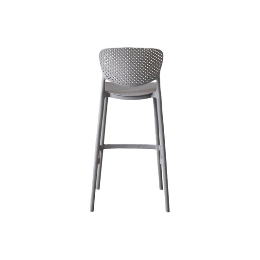 Silla para Bar Río, Color Gris Oscuro, Diseño Moderno