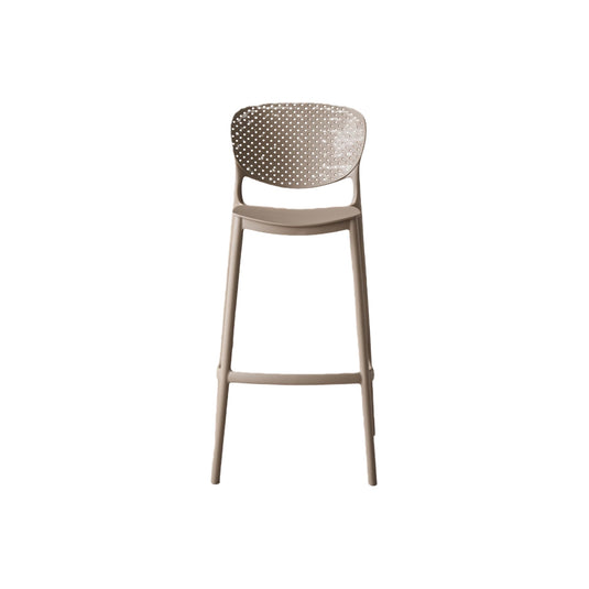 Silla para Bar Río, Color Taupe, Diseño Moderno