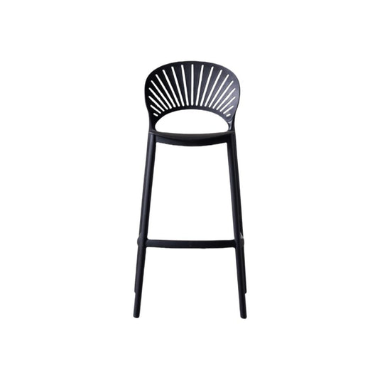 Set de 2 Sillas para Bar Paraíso, Color Negro, Diseño Moderno