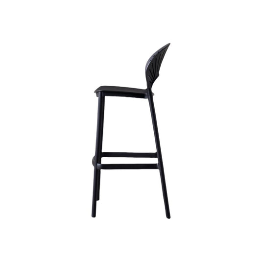 Silla para Bar Paraíso, Color Negro, Diseño Moderno
