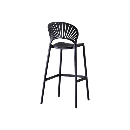 Silla para Bar Paraíso, Color Negro, Diseño Moderno