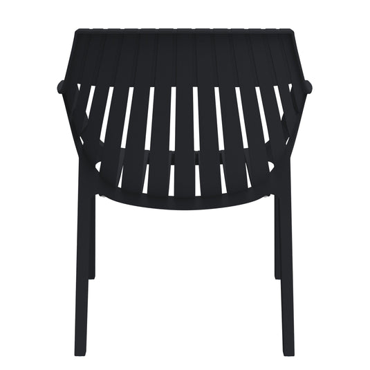 Set de 4 Sillas con Brazos Arena, Negro, con Espaldar y Diseño Moderno