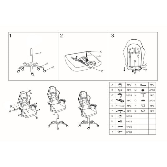 Silla Gamer Yekson, Negro, con Cómodo Espaldar y Rodachines
