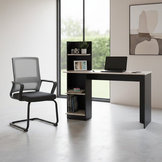 Combo para Oficina Lurian, Incluye Escritorio y Silla de Escritorio
