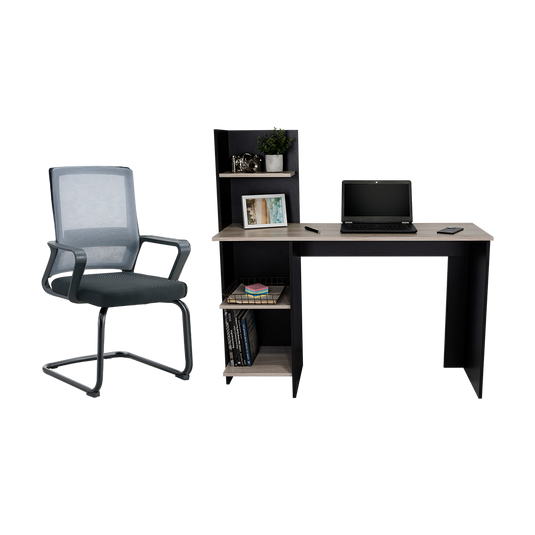 Combo para Oficina Lurian, Incluye Escritorio y Silla de Escritorio