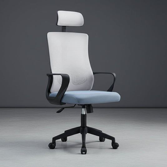 Silla de Escritorio Summit, Gris, ergonómica con altura ajustable