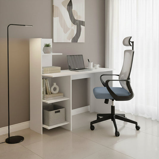 Silla de Escritorio Summit, Gris, ergonómica con altura ajustable