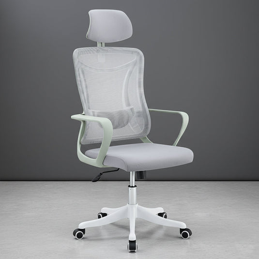 Silla de Escritorio Elite, Gris, Ergonómica con Altura Ajustable