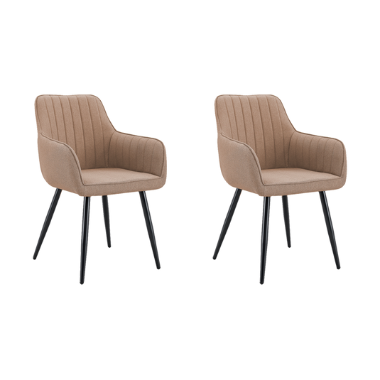Combo para Sala Temper, Incluye Mesa Redonda de Vidrio y 2 Sillas