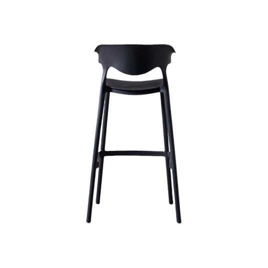 Silla para Bar Elena, Color Negro, Diseño Moderno
