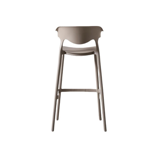 Set de 4 Sillas para Bar Elena, Color Taupe, Diseño Moderno