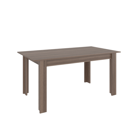 Mesa para Comedor Estrella 160, Avellana, con Espacio para Cuatro Personas, No Incluye Sillas