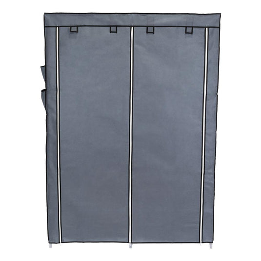 Closet Portátil Jeanpool, Gris, Variedad de Entrepaños en Tela