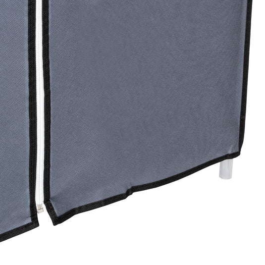 Clóset Portátil Jeasken, Gris, Variedad de Entrepaños en Tela