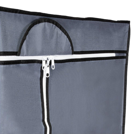 Clóset Portátil Jeasken, Gris, Variedad de Entrepaños en Tela