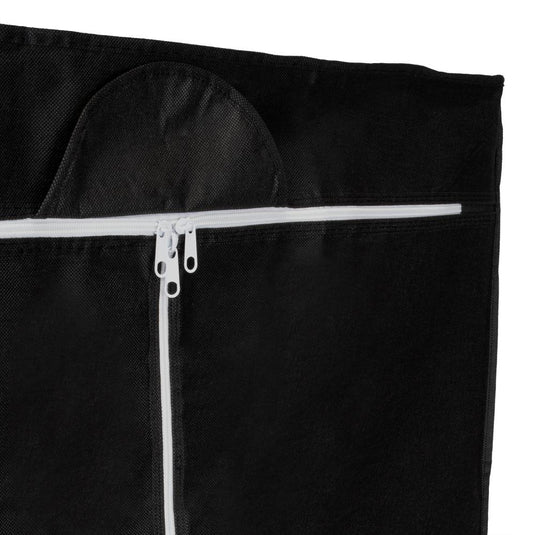 Clóset Portátil Jeasken, Negro, Variedad de Entrepaños en Tela